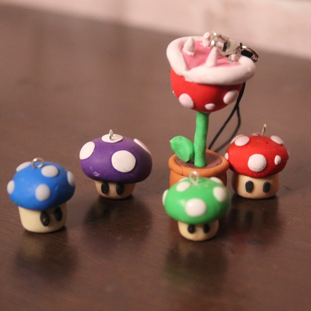 Mario Mushroom Earrings